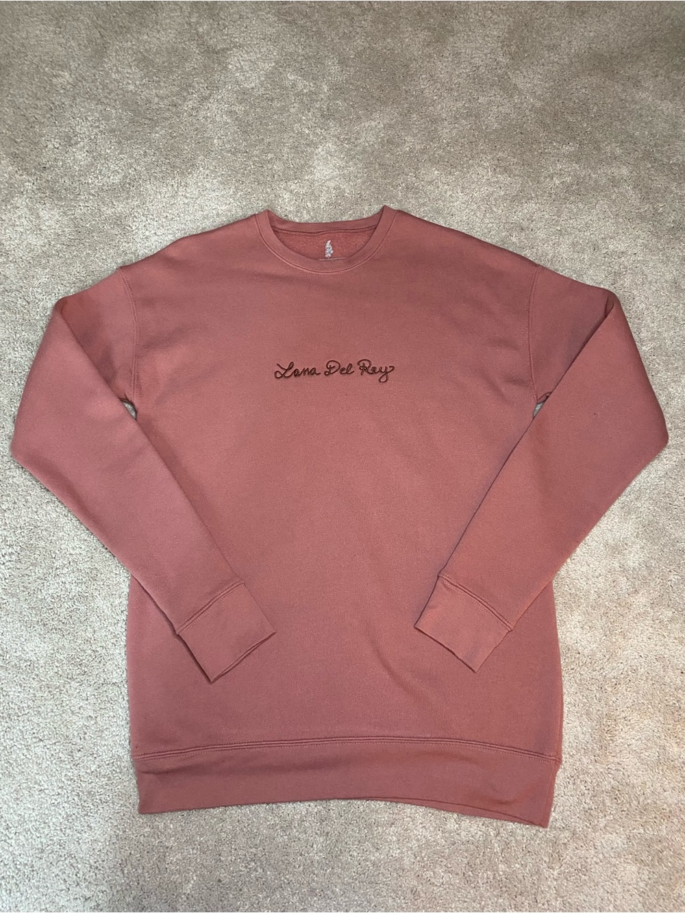 Lana Del Rey Rose Pink Sweatshirt - S